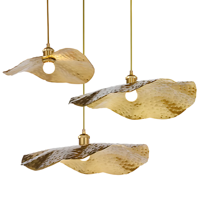 Lustre Petale Doré