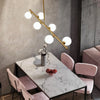 Lustre Boule Laiton