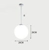 Lustre Boule Blanc