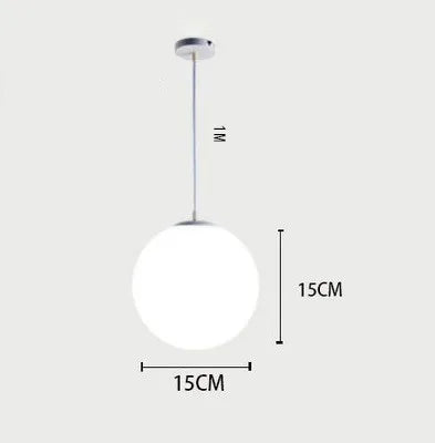 Lustre Boule Blanc