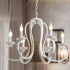 Lustre Blanc Métal