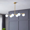 Lustre Boule Laiton
