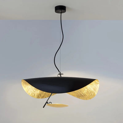 Lustre Noir Et Doré