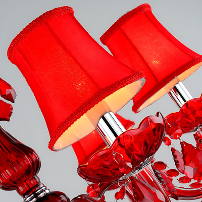Lustre Pampille Rouge