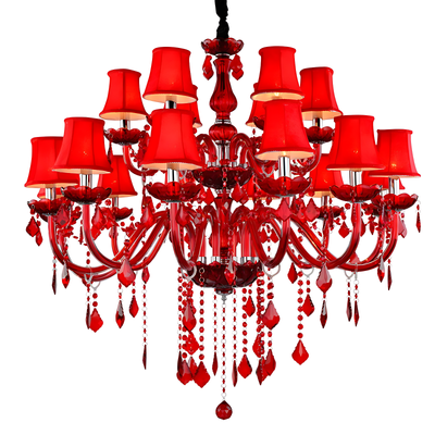 Lustre Pampille Rouge