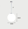 Lustre Boule Blanc