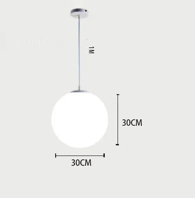 Lustre Boule Blanc