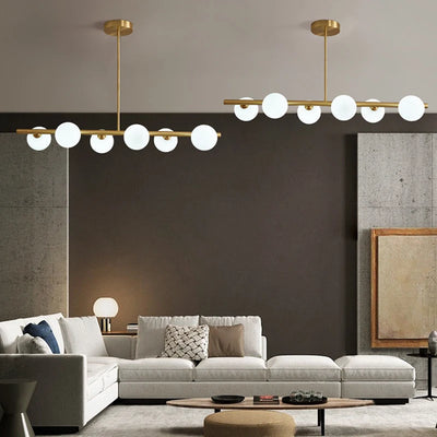 Lustre Boule Laiton