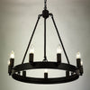 Lustre Suspension Metal Noir