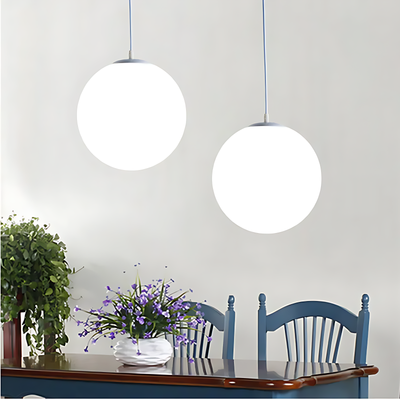 Lustre Boule Blanc