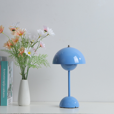 Lampe Champignon Bleu