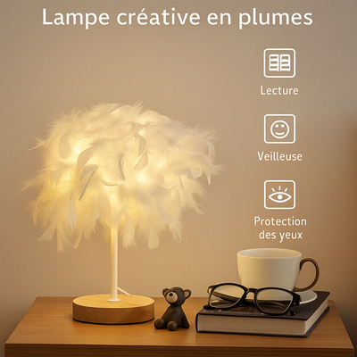 Lampe De Chevet Romantique Blanche