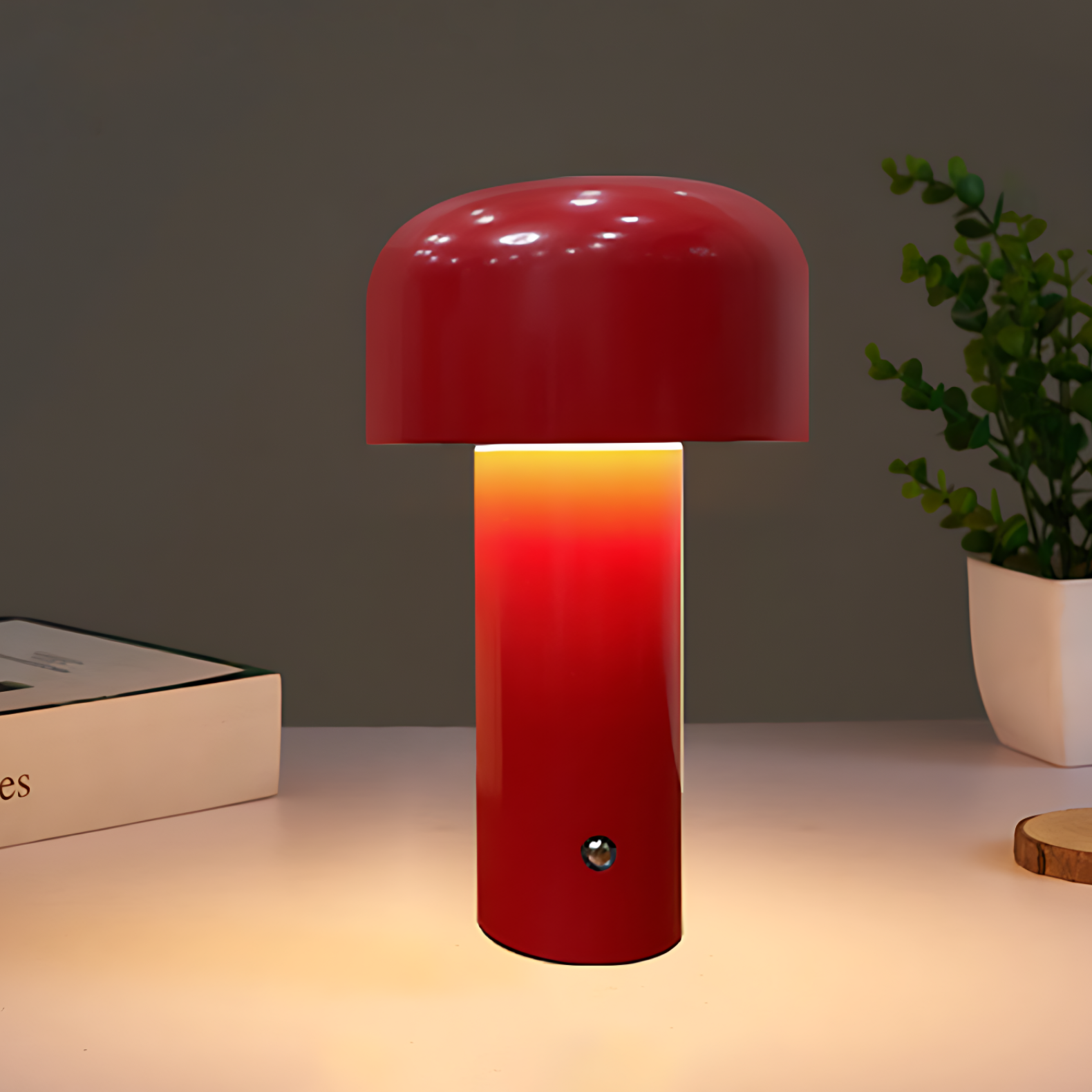 Lampe De Chevet Rouge Design