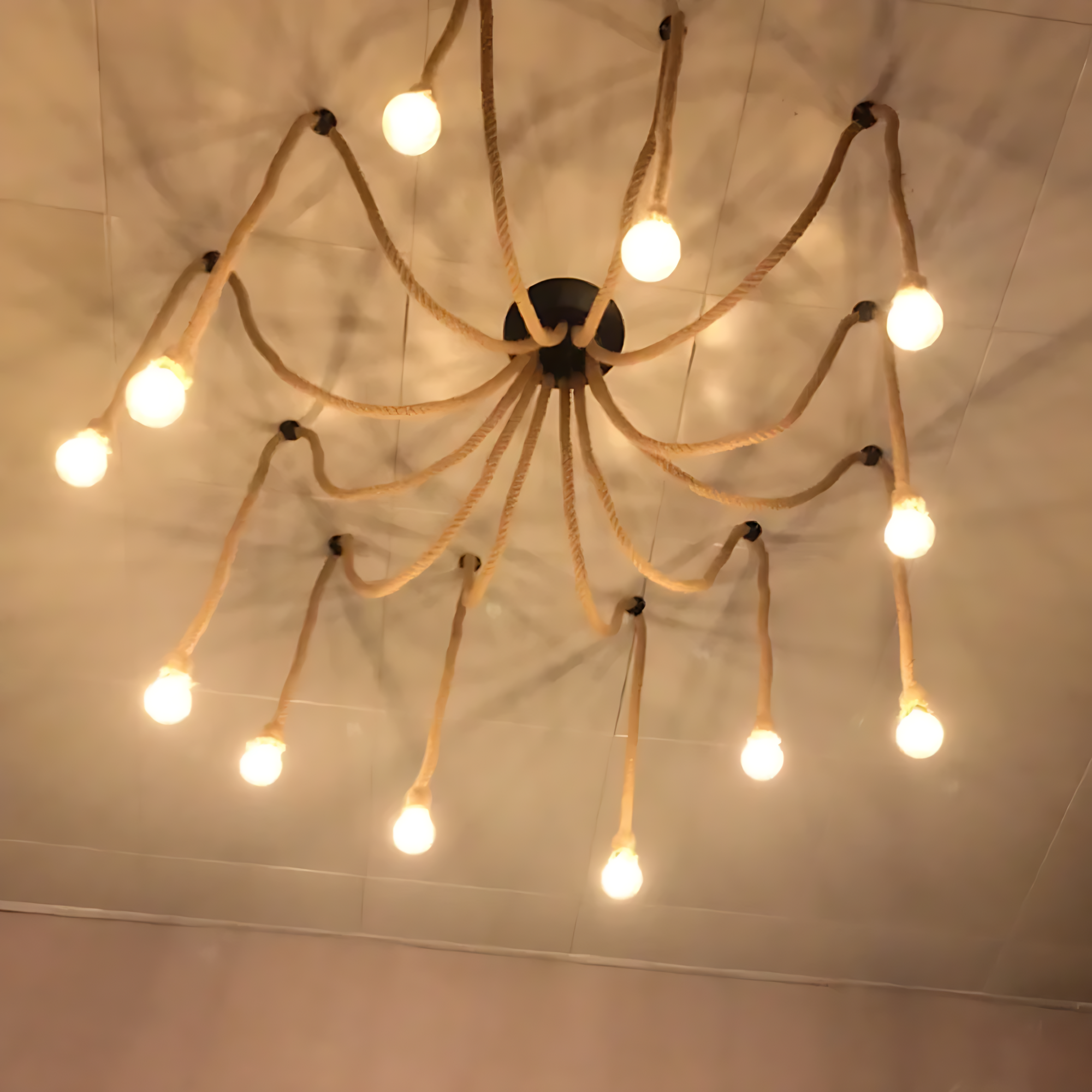 Lustre Araignée Corde