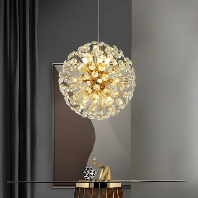 Lustre Boule Doré