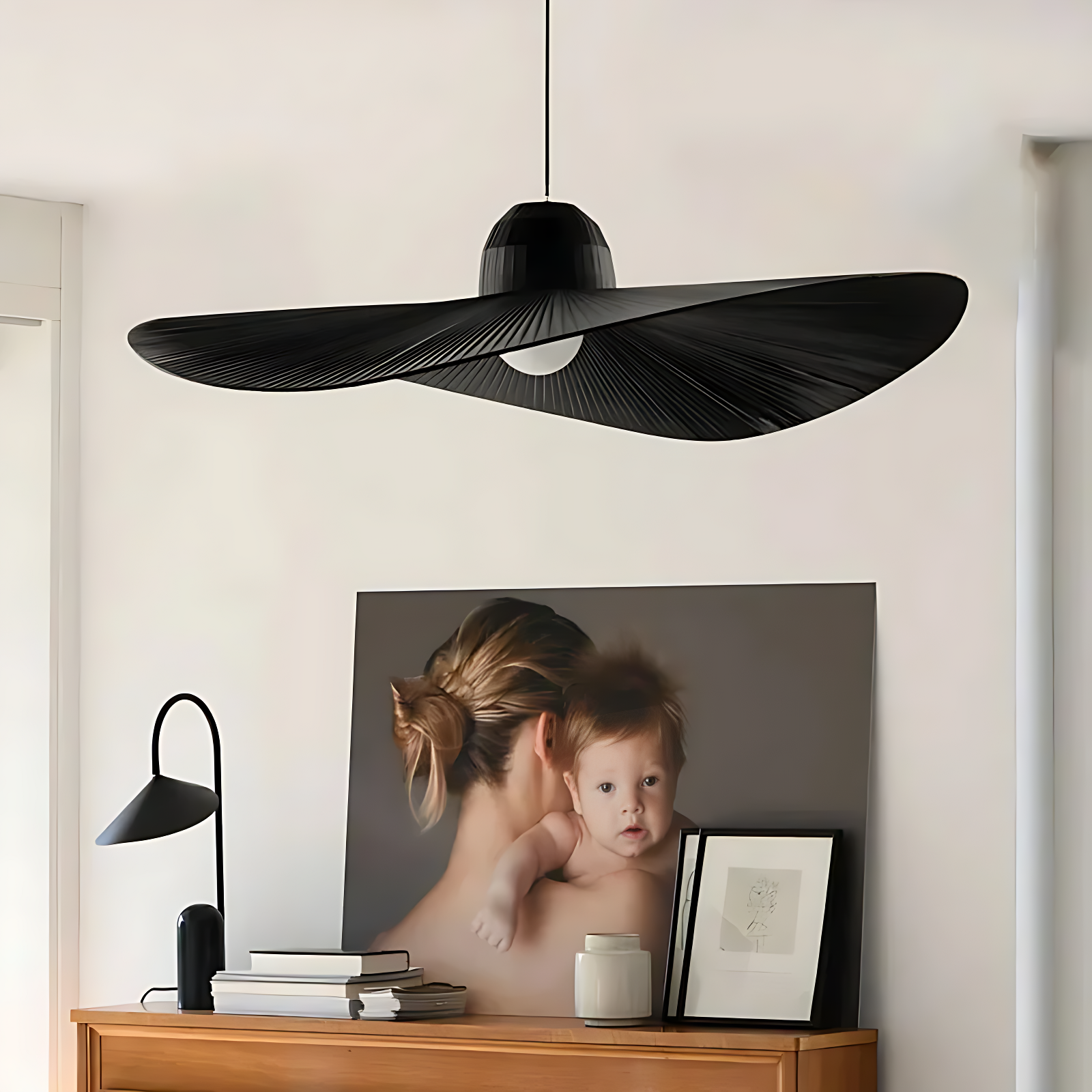 Lustre Parasol Noir