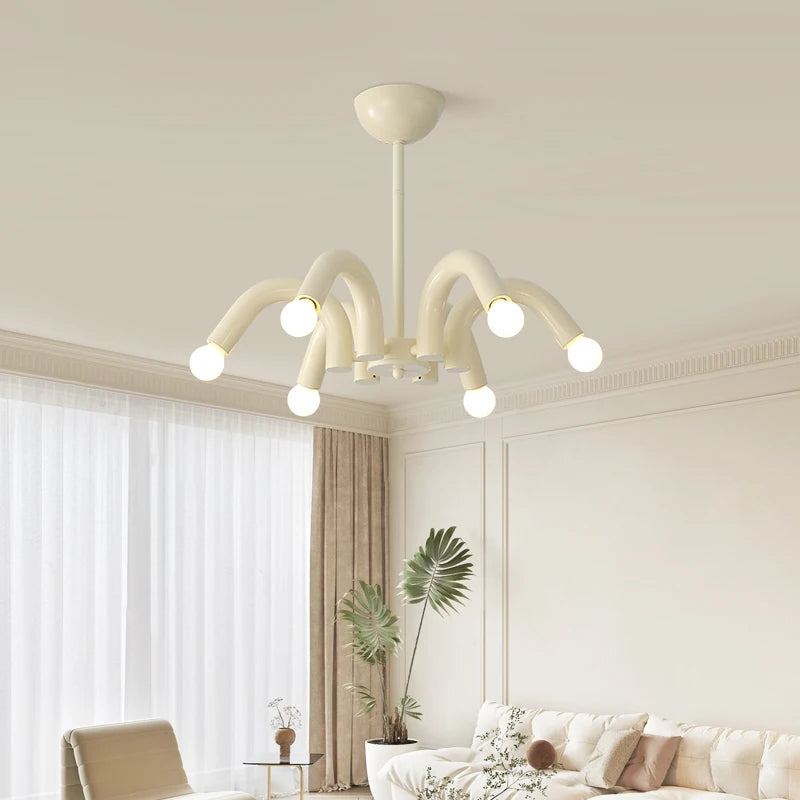 Lustre Araignée Blanc