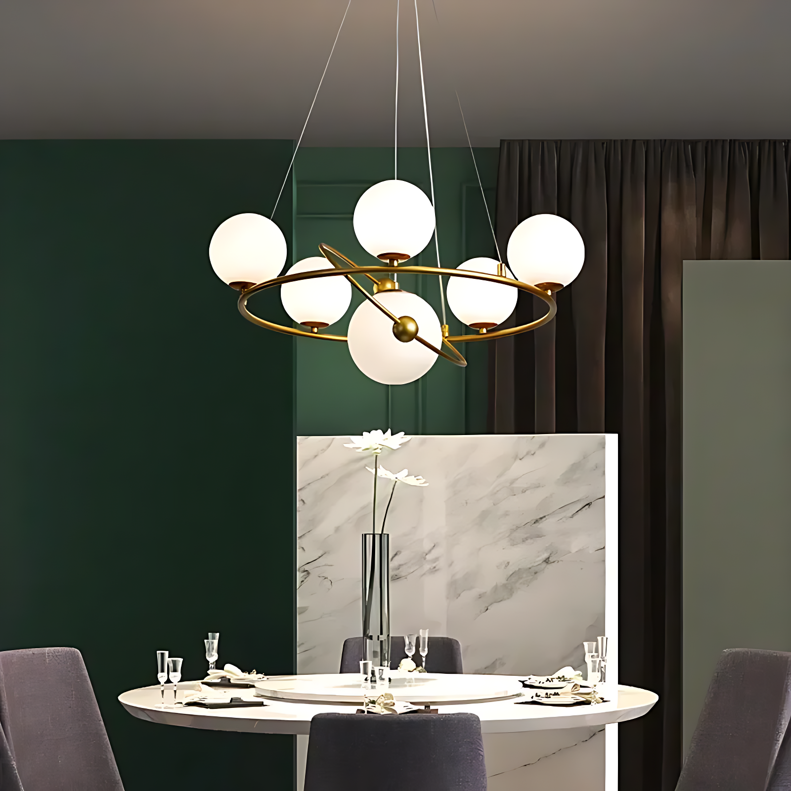 Lustre Boule Design