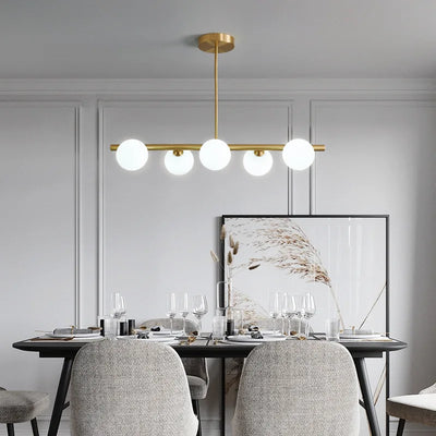 Lustre Boule Laiton