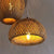 Lustre Paille Rotin