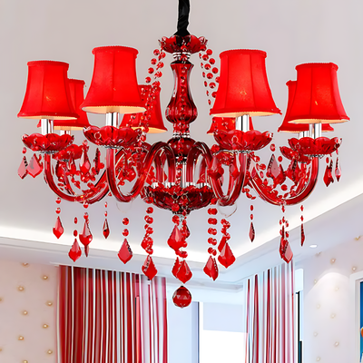 Lustre Pampille Rouge