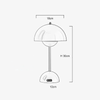 Lampe Champignon Noire