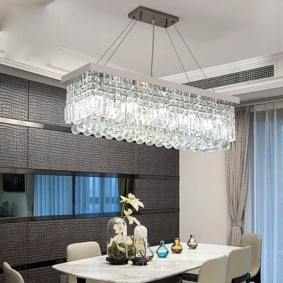 Lustre Contemporain Cristal
