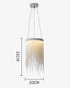 Lustre Pampilles Blanc