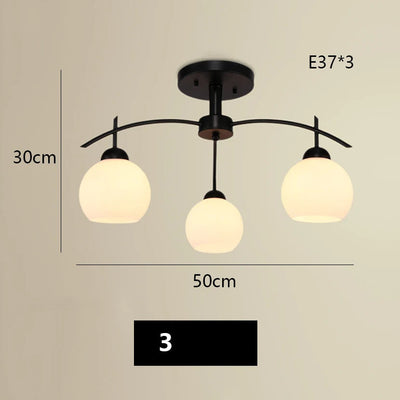 Lustre Blanc Et Noir