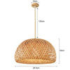 Lustre Paille Rotin