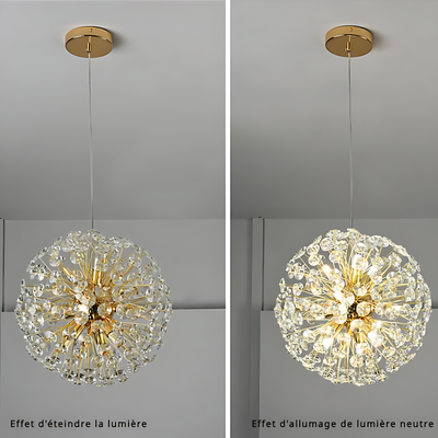 Lustre Boule Doré