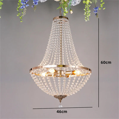 Lustre À Pampille Cristal