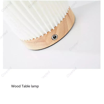 Lampe De Chevet Originale En Bois