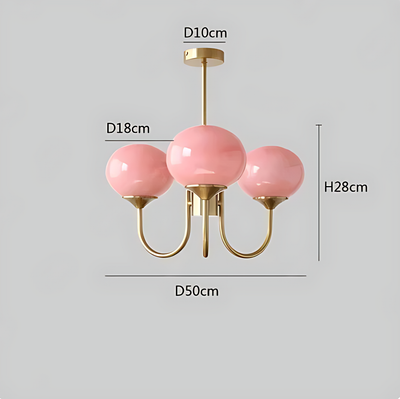 Lustre Doré Rose
