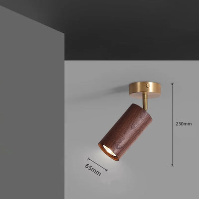 Lustre Bois Laiton