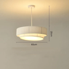Lustre Tissu Blanc