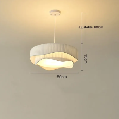 Lustre Tissu Blanc