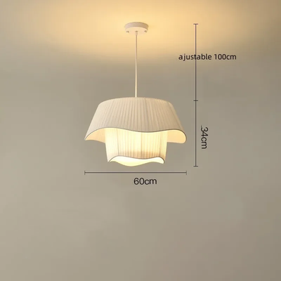 Lustre Tissu Blanc