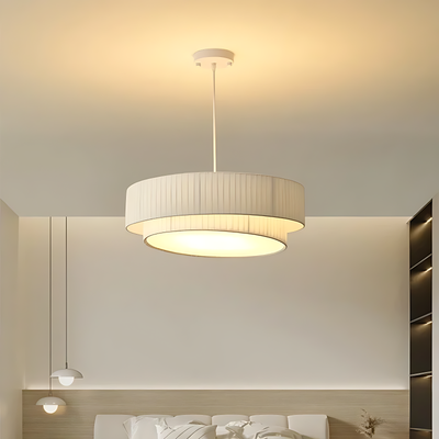 Lustre Tissu Blanc