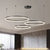 Lustre Noir Rond