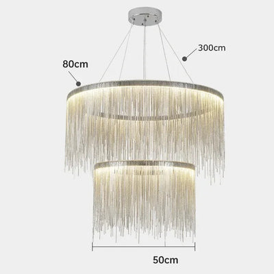 Lustre Pampilles Blanc