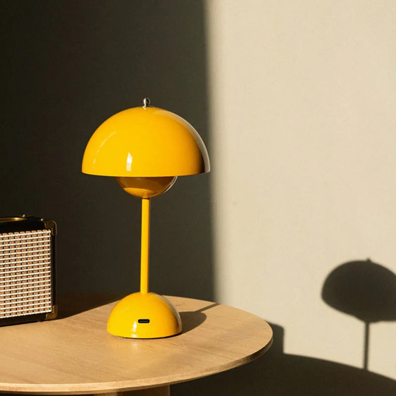 Lampe Champignon Jaune
