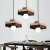 Lustre Bois Et Noir