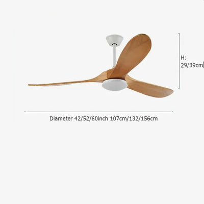 Lustre Ventilateur Bois