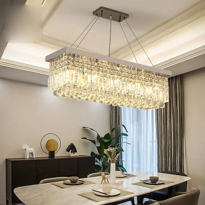 Lustre Contemporain Cristal