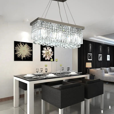 Lustre Contemporain Cristal