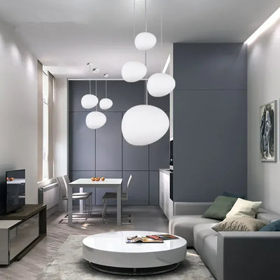 Lustre Blanc Rond