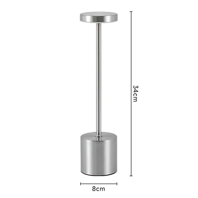 Lampe De Chevet Argenté Design