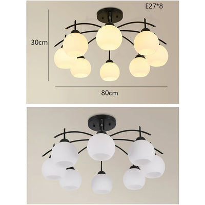 Lustre Blanc Et Noir