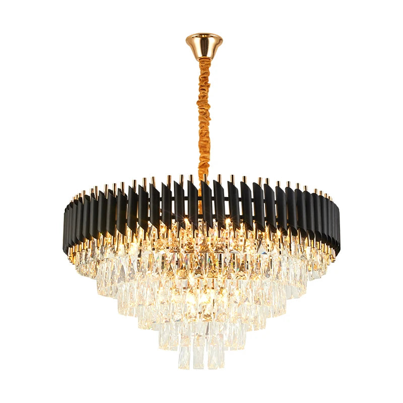 Lustre Design Noir Et Or